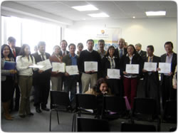 Imagen: Empresarios del programa de formación emrpesarial