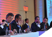 imagen: Presidente Santos anuncia $800 mil millones de Bancóldex para el sector industrial. foto Presidencia de la República